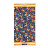 Tropical Tiger - Strandtuch für Kinder - schadstofffrei, schnelltrocknend  & sanft zur Haut (140cm x 70cm) - WOODSANDWAVES