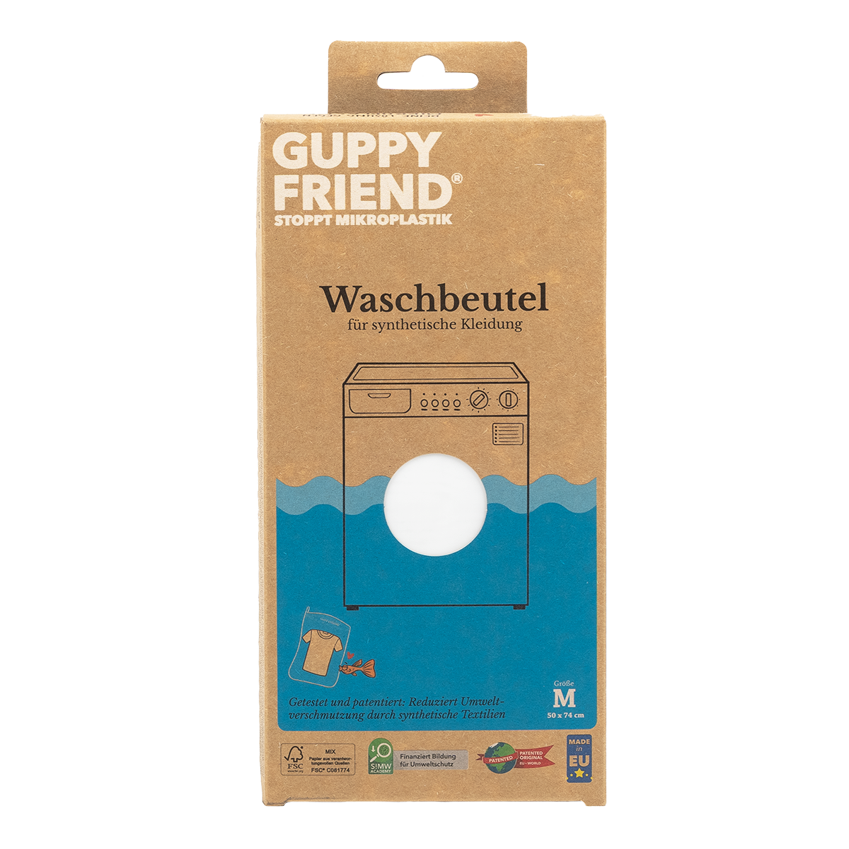 Guppyfriend Waschbeutel - Wäschesack gegen Mikroplastik-Entstehung beim Waschen - WOODSANDWAVES