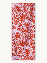 Burning Sun - Quick-drying travel and beach towel with secret pocket