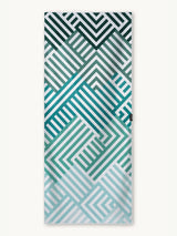 Mint Relaxation - Quick-drying travel and beach towel with secret pocket