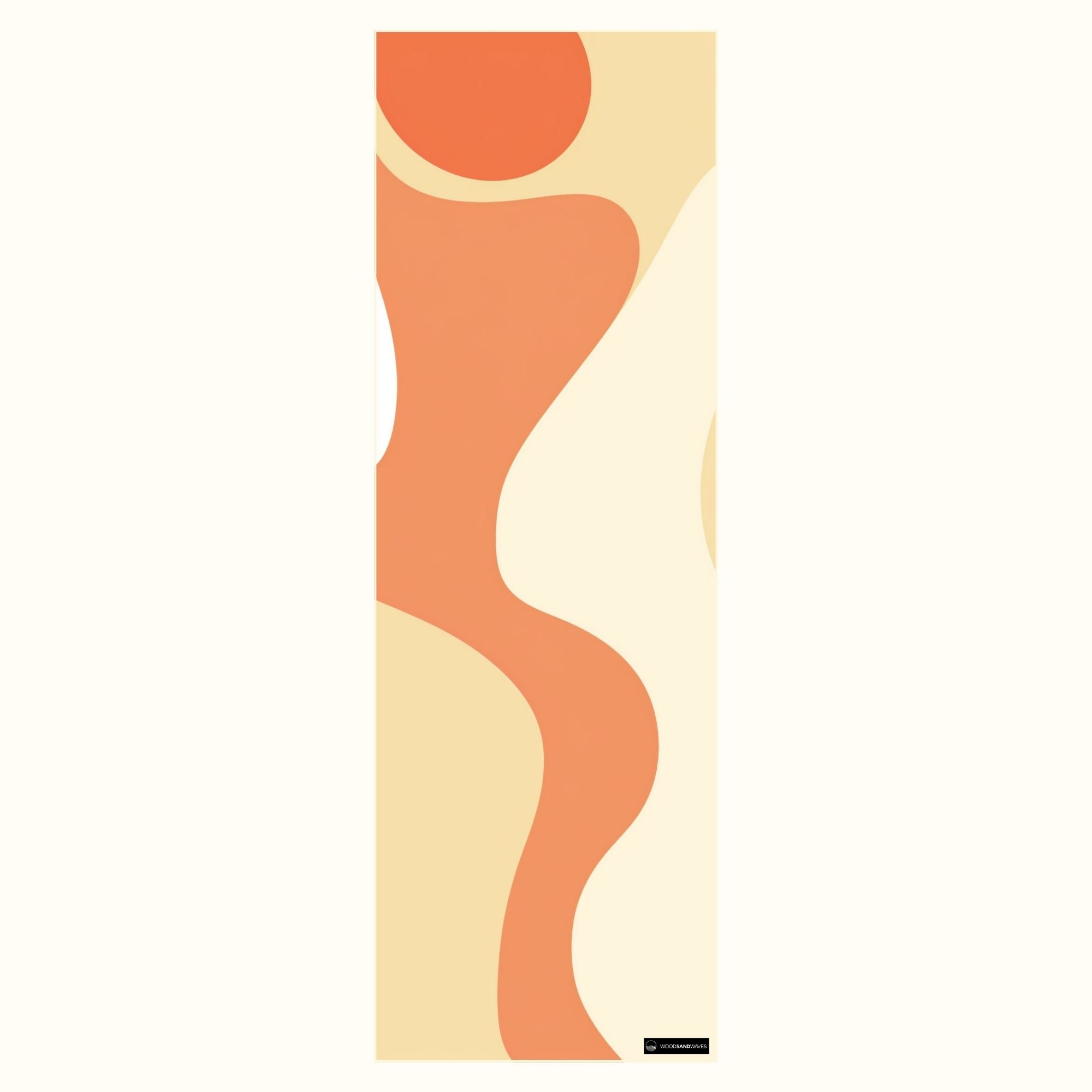 Inner Peace - Rutschfestes Yoga-Handtuch mit Silikon-Noppen - WOODSANDWAVES