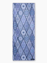 Mosaics Noir - Quick-drying travel and beach towel with secret pocket