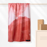 Red Horizon - Rutschfestes Yoga-Handtuch mit Silikon-Noppen - WOODSANDWAVES