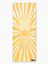 Sunshine - Quick-drying travel and beach towel with secret pocket